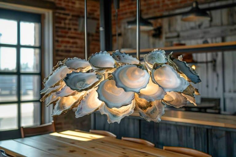 Comment fabriquer une lampe suspendue avec des coquilles d’huîtres recyclées?